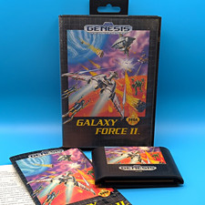 Galaxy Force II Sega Genesis 1991 CIB manual cartridge box