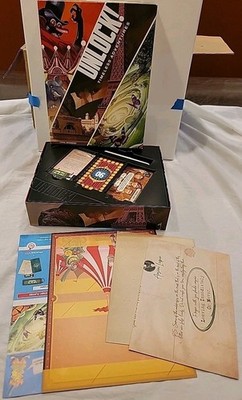Unlock! Timeless Adventures Escape Room Card Game Space Cowboys Complete Mystery