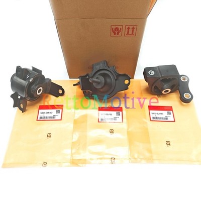3Pcs Engine Mount Set OEM For 2007-2008 Honda Fit A4537 A4552 AM500 New