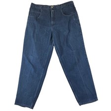 Vintage GUESS Jeans Mens 40x32 Double Button Dark Wash Denim Made in USA Y2K 90s