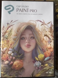 Clip Studio Paint Pro software on DVD-ROM