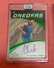 1/5 firstmd Chet Holmgren 2024/25 Panini One and One Green on-card Auto Thunders