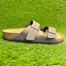 Birkenstock Arizona Birko-Flor Mens Size 9 Brown Beach Walking Slide Sandals