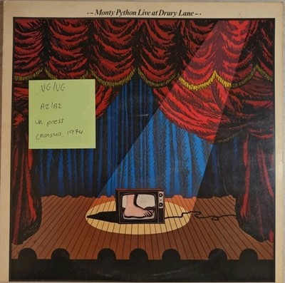 Monty Python Live At Drury Lane Vinyl Record VG/VG CLASS4 1974