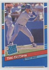 1991 Donruss Rated Rookie Tino Martinez (2 Yellow Stripes on Card Right) 08uq. rookie card picture