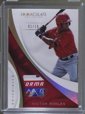 2017 Panini Immaculate Swatches Laundry Tag 1/10 Victor Robles #S-VR Patch 2l4