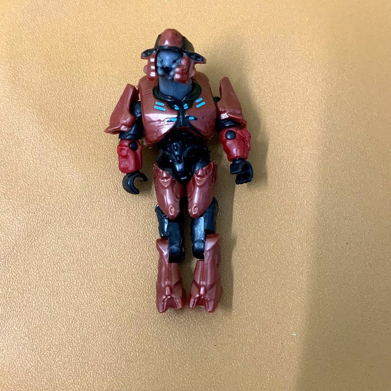 Lot 8pcs Red Elite Halo Mega Bloks Construx Universe Micro Action Figures Toys