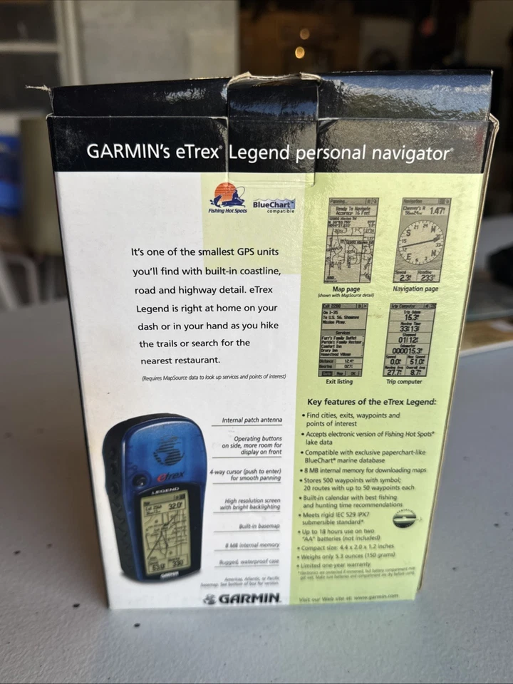 Garmin eTrex Legend Personal Navigator - 2001  WAAS GPS New - Image 3 of 4