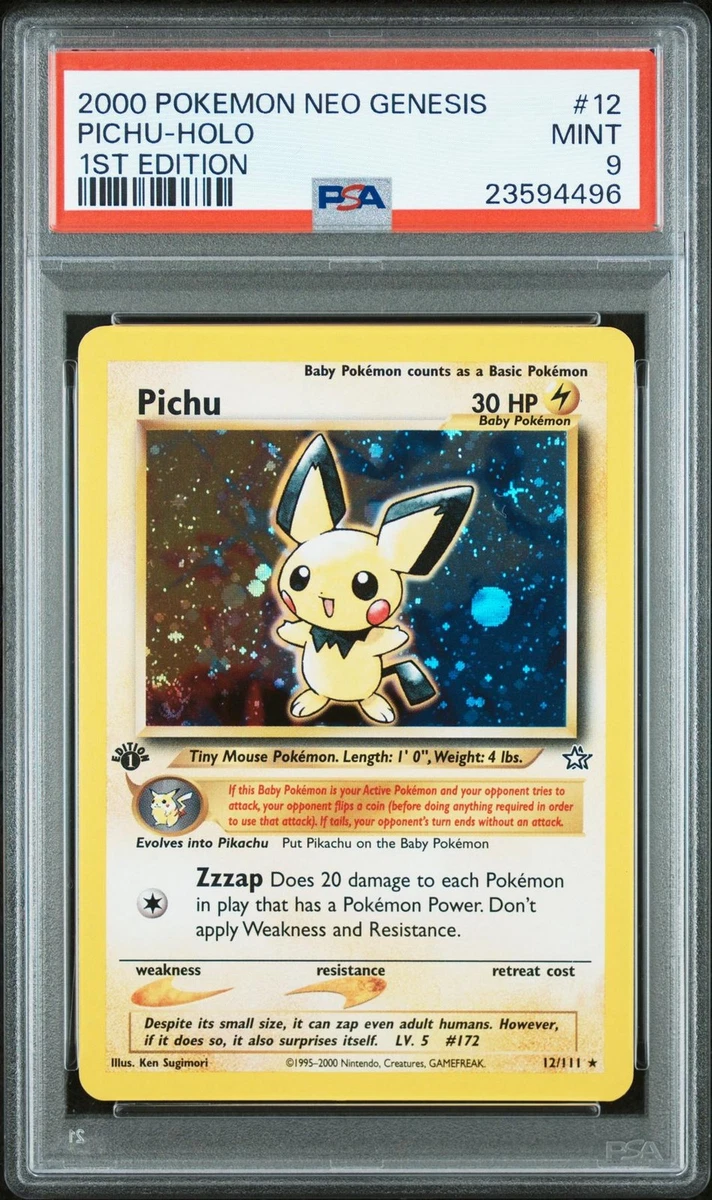 Pichu 12/111 Neo Genesis for sale | eBay