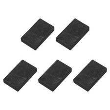 Rectangle Graphite Block Disk Ingot Graphite Electrode Plate 25x15x5mm,5 pcs