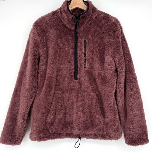 Pull Femme En Polaire Demi-zip - Taille L - Rose - Neuf Sans étiquettes
