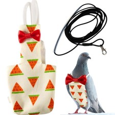 Birds Pigeon Diaper Pants Harness and Leash, Bird Diapers for Pigeons and Lea...