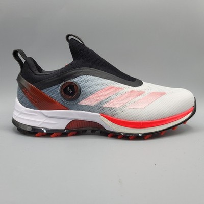 New Adidas Adizero ZG BOA Spikeless Golf Shoe White/Red-Black IH9896 Sz 9.5 Mens
