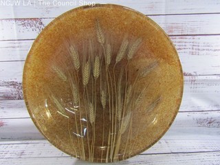 Riccardo Marzi Acrylic Resin Wheat Decorative Bowl