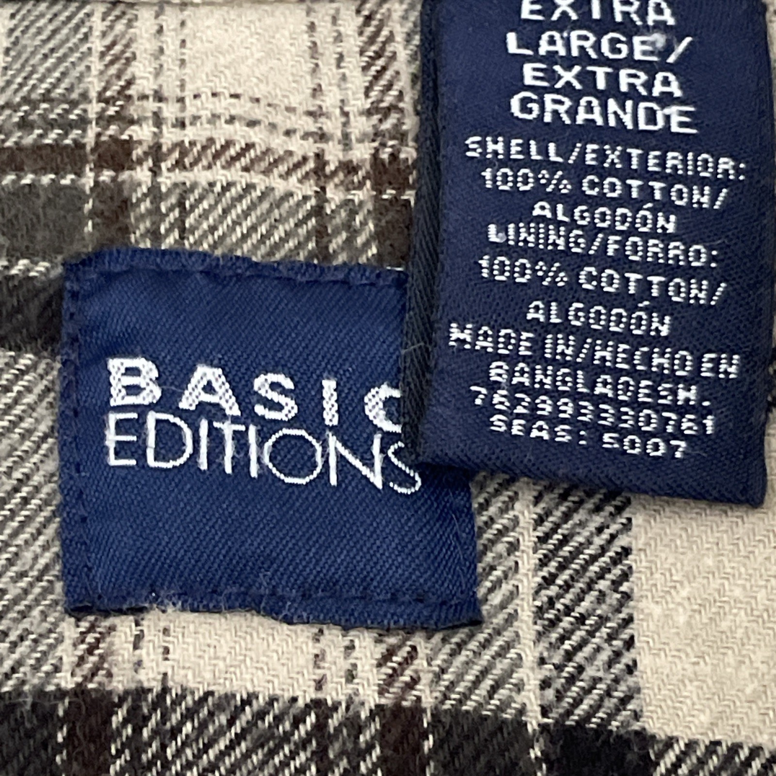 Basic Edition Men's Flannel-Lined Jacket Heavy Ca… - image 8