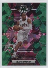 2022-23 Panini Mosaic Green Ice Mosaic Prizm Isaac Okoro #45 0s2m
