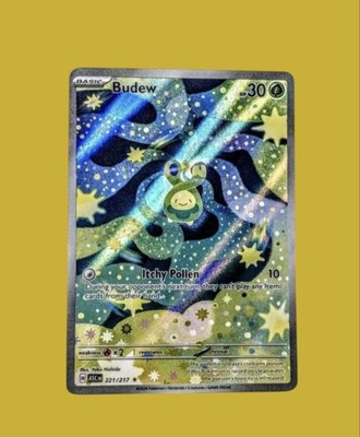 Pokémon TCG Budew 221/217 Illustration Rare IR Ascended Heroes #221 NM