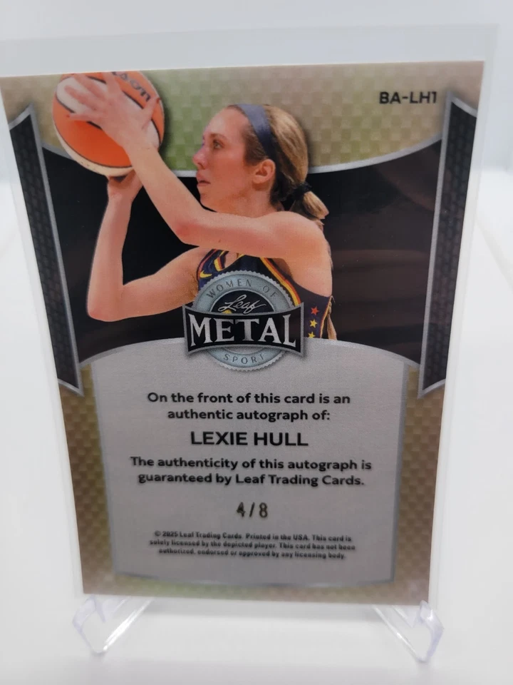 Leaf Metal Woman of Sports 2025 Lexie Hull automático 4/8 verde azulado Prizm  Foto 2 de 2
