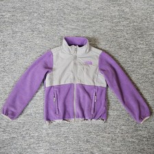 THE NORTH FACE Girls/Juniors Sz S 7/8 Denali Warm Heavy Fleece Jacket Purple