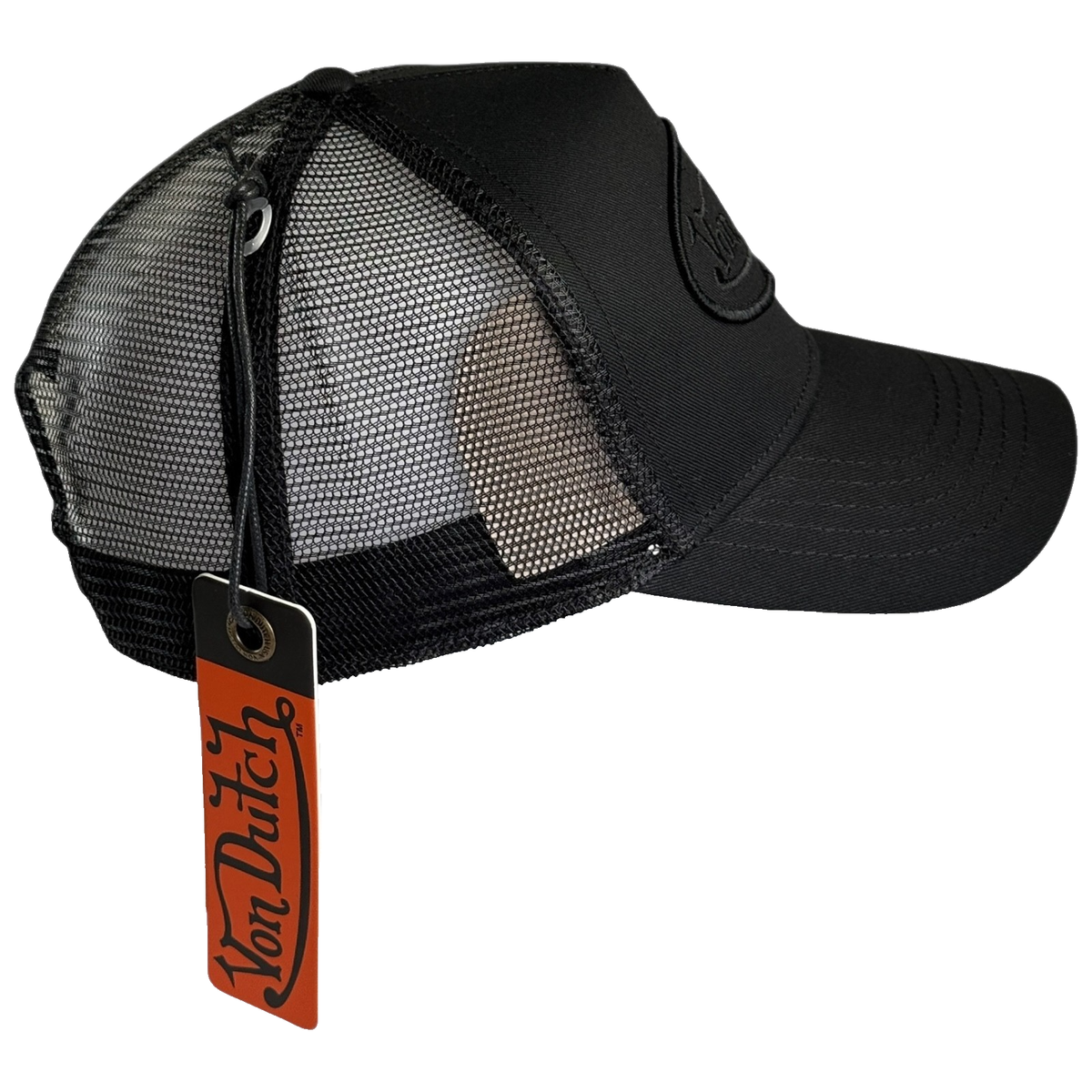 VON DUTCH NEW OS Trucker Hat Black Rhinestone Logo Gothic VDHH0043 Y2K McBling Von Dutch Von Dutch Cap Hat Trucker Classic Logo Y2K | Grailed main image 3