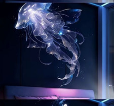 LED USB Projector Night Light 3/6 Patterns Whale Butterfly Jellyfish Gift