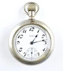 *Antique 18s Size 15 Jewels 1922 Elgin Silverode Open Face Pocket Watch AS IS