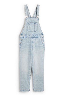 Title: C&A Light Blue Denim Dungarees Size 36 Women's