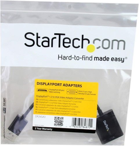 StarTech.com DisplayPort to VGA Adapter - Active DP to VGA Converter - 1080p Vid - 第 9/10 張圖片