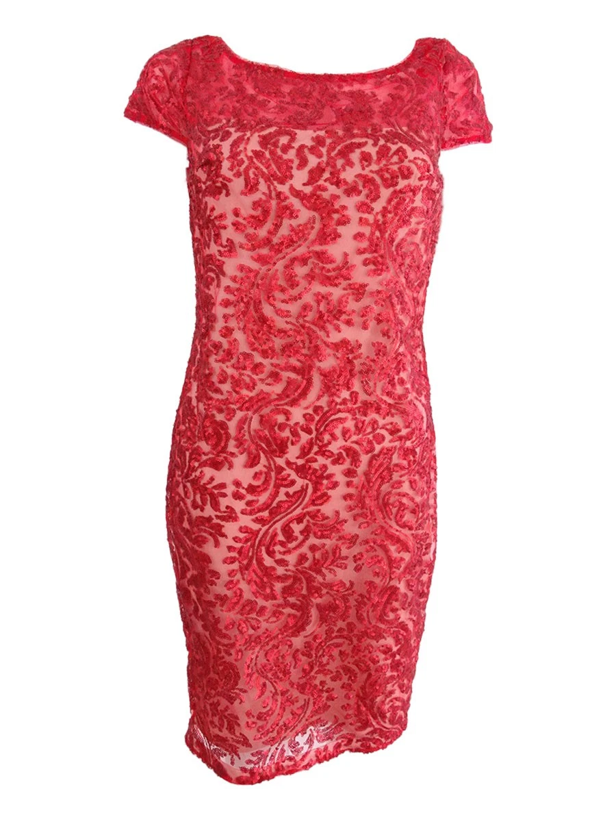 strapless open back dress Miller | Red Puff Sleeve Midi Shirt Dress main image 0