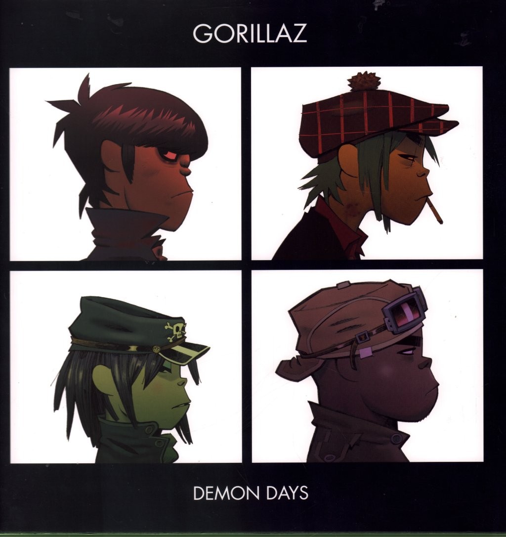 Gorillaz Demon Days double LP vinyl Europe Parlophone 2018 180g vinyl reissue LP