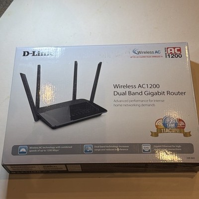 D-Link Wireless AC1200 Dual Band Gigabit Router DIR-825 MU-MIMO WLAN WLAN 