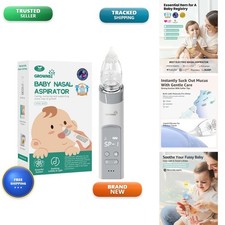 GROWSY Electric Baby Nasal Aspirator with Music Light Soothing