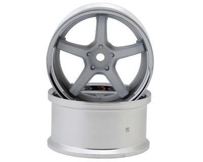 LAB Work Emotion T5R 1/10 2-Piece Concave Drift Wheels (White) (2)