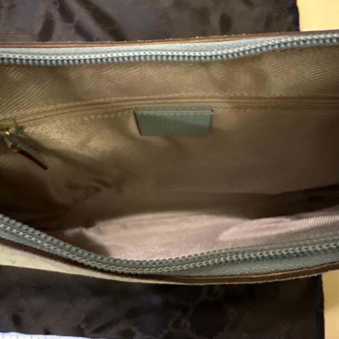 GUCCI G pattern shoulder bag light blue — image 10
