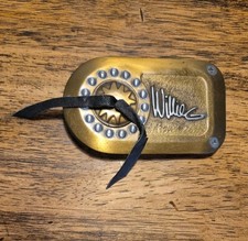 Vintage 1989 Harley Davidson "Willie G" Brass Belt Buckel RARE