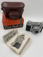 Vtg Graflex Ciro 35 35mm Film Camera 50 mm F 3.5 Lens orig. Box  Instructions
