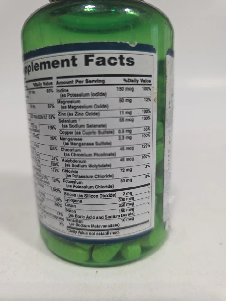 Puritan's Pride ABC Plus Senior Multivitamin Multi-Mineral Formula - 120 Caplets - Image 4 of 4