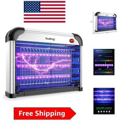 Long-Lasting 50000H Indoor Fly Zapper with Easy Clean Design - Durable Solutions