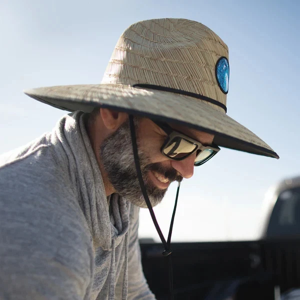 NEW Sunday Afternoons Guardian Lifeguard Quality NATURAL Straw Sun Hat UPF 50
