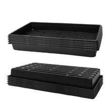 10 Pack 1020 Trays, Extra Thick Heavy Duty Seed Starting Trays - No Holes, No...