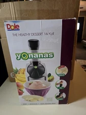 NIB Yonanas Classic Frozen Yogurt Maker Healthy Fresh Treat Soft-Serve Dessert