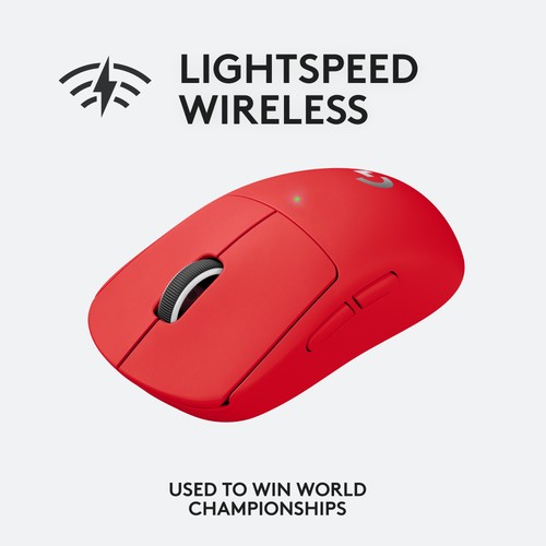 Logitech - PRO X SUPERLIGHT Lightweight Wireless Optical Gaming Mouse with HERO - 第 4/6 張圖片