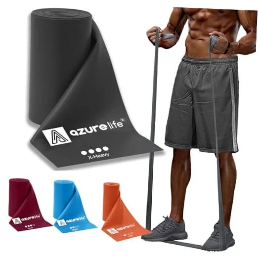 Professional 8 Yards Bulk Resistance Bands Rolls or 5,6,7 ft. Long Non-Latex