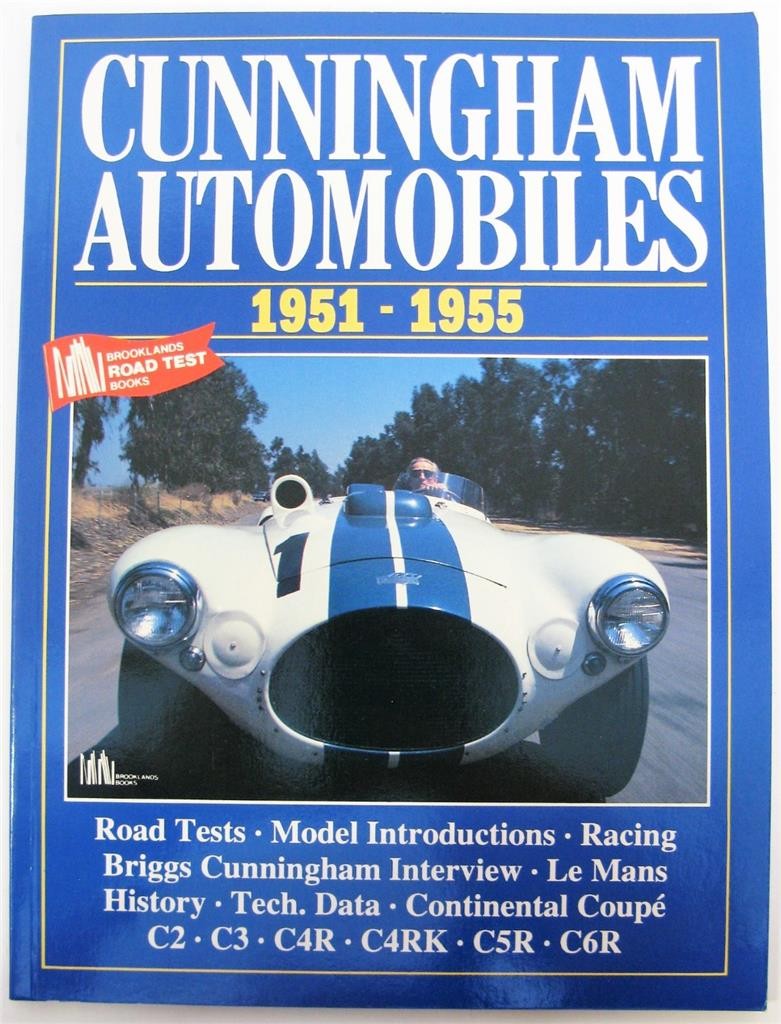 CUNNINGHAM AUTOMOBILES 1951-1955 R M Clarke ISBN 1855202042 Car Book