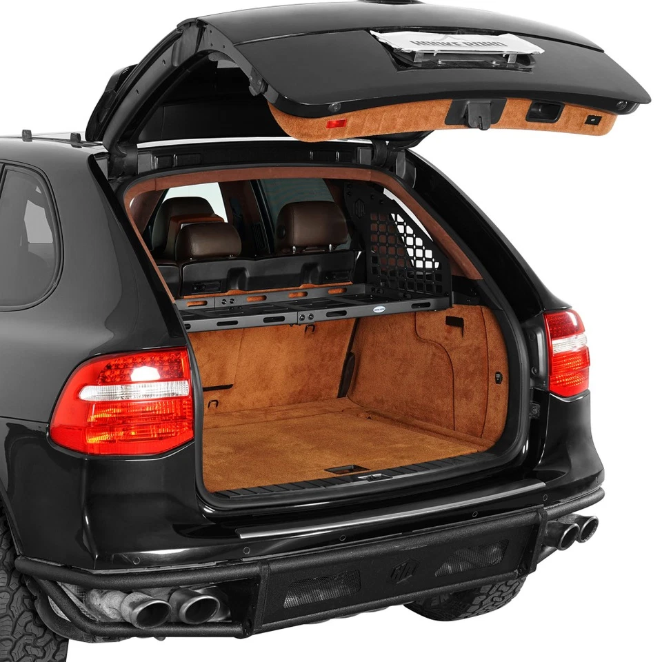 Fit 2003 - 2010 保时捷 Cayenne 955/957 内后备箱货架篮子带 MOLLE — 第 4/4 张图片