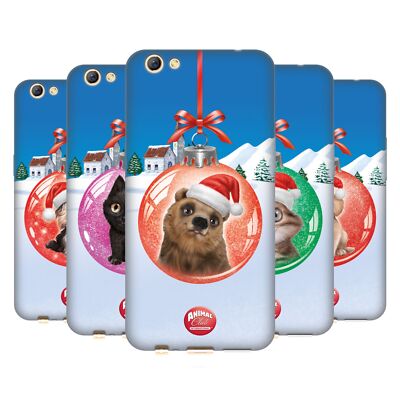 ANIMAL CLUB INTERNATIONAL WEIHNACHTS KUGELN SOFT GEL HANDYHÜLLE FÜR OPPO HANDYS