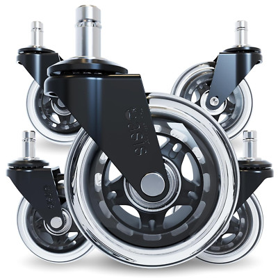 Original Rollerblade Office Chair Wheels (As Seen on PBS) - Incredibly Smooth &
