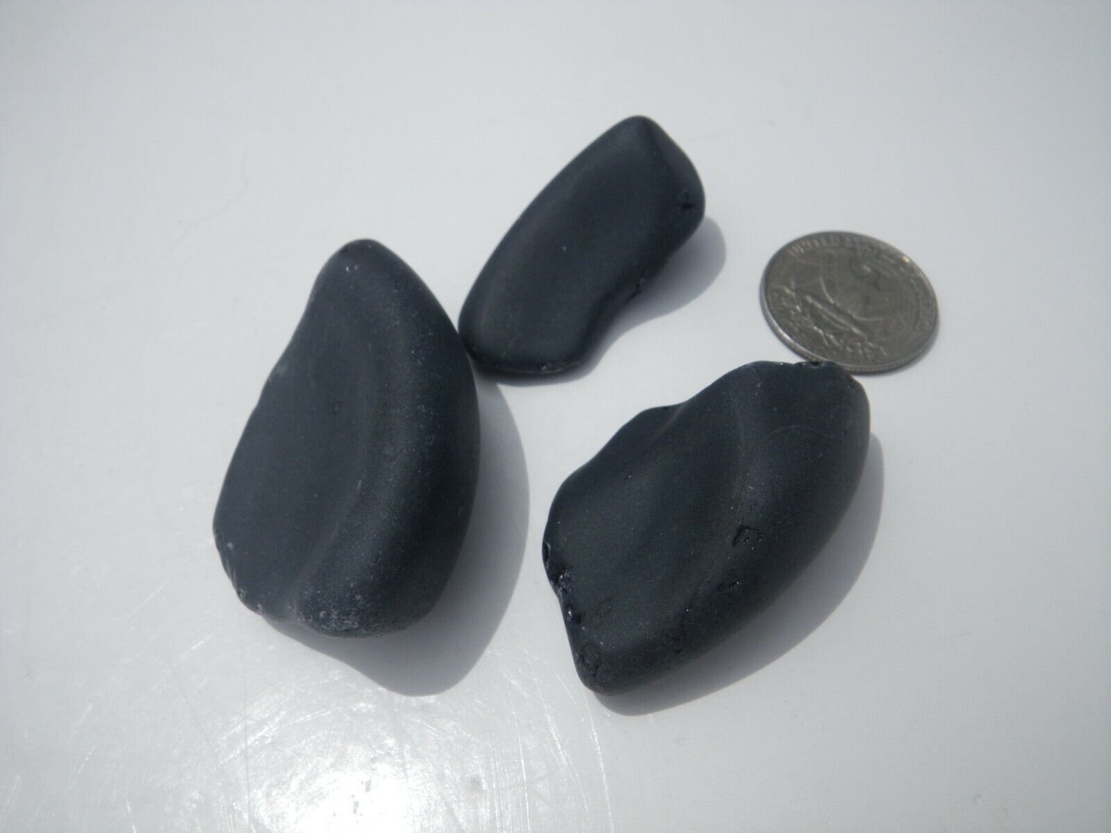 Sea Glass Large Thick Popular products Black Long Beach Mall