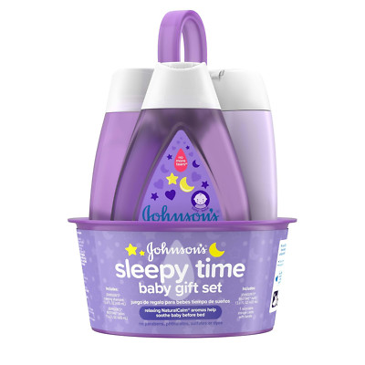 Johnson'S Sleepy Time Bedtime Baby Gift Set with Relaxing Naturalcalm Aromas, Be