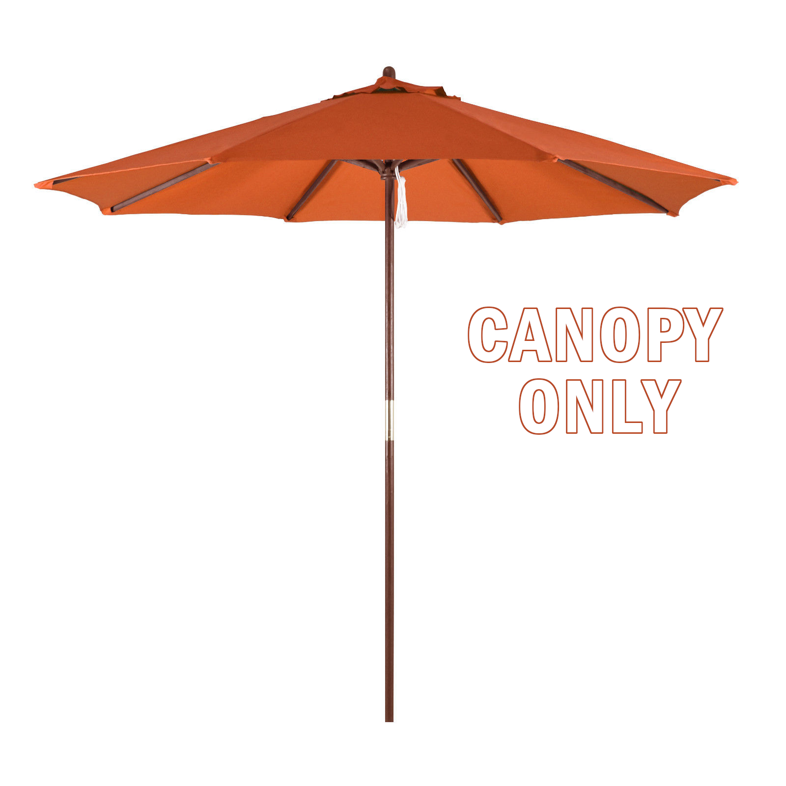 New Multi 7 5 Ft 8 Rib Square Replacement Poly Patio Umbrella Canopy Beige White Garden Patio Umbrellas